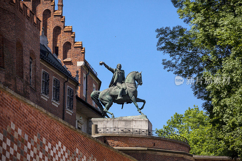 克拉科夫， 波兰 - 瓦维尔皇家城堡